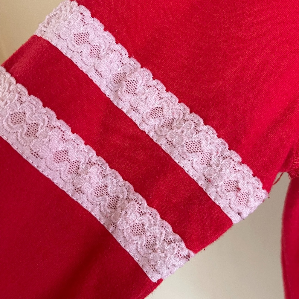 womens Wisconsin Badgers red hoodie sweatshirt, medium - Picture 9 of 12